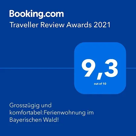 Apartment Grosszuegig Und Komfortabel:ferienwohnung Im Bayerischen Wald! *