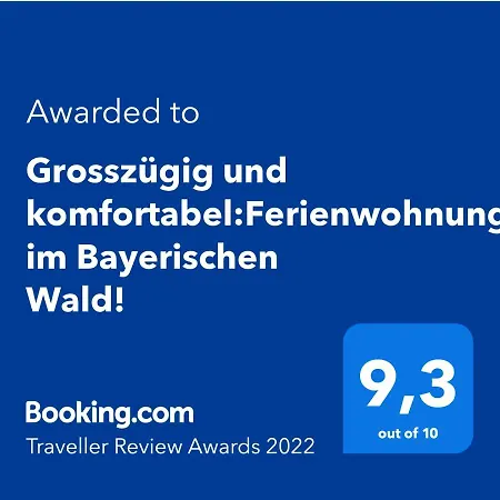 Apartment Grosszuegig Und Komfortabel:ferienwohnung Im Bayerischen Wald! Wiesenfelden
